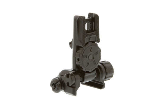 Magpul MBUS Pro LR Rear Sight in Black with Melonite finish